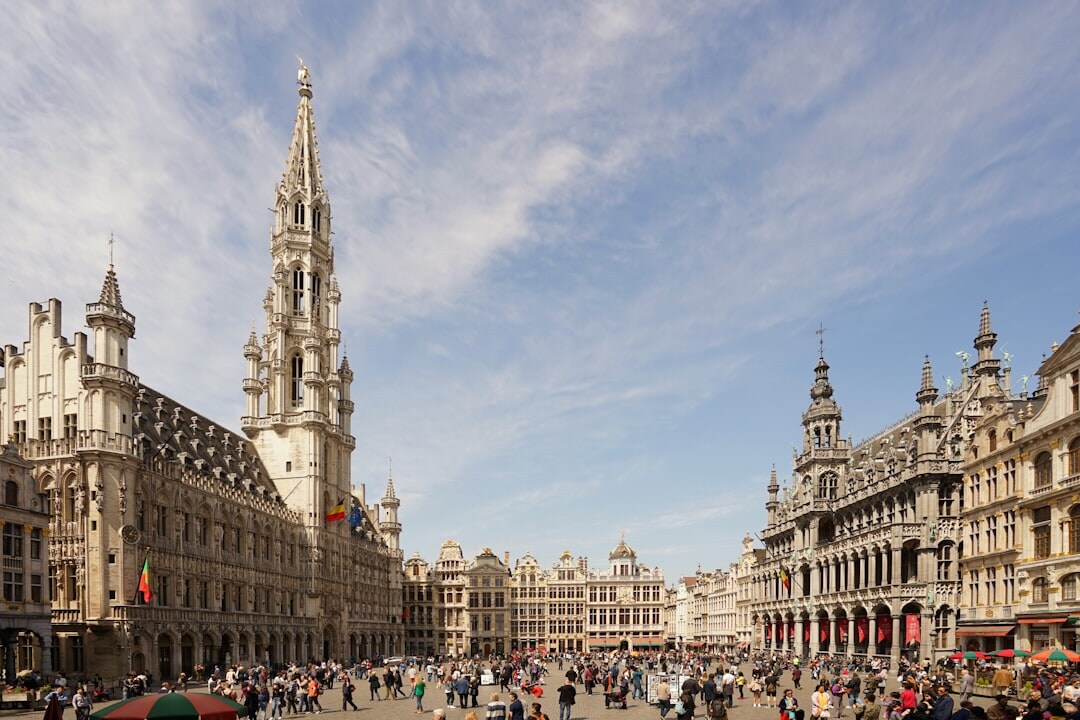 Historic Grand Place square architecture in Brussels